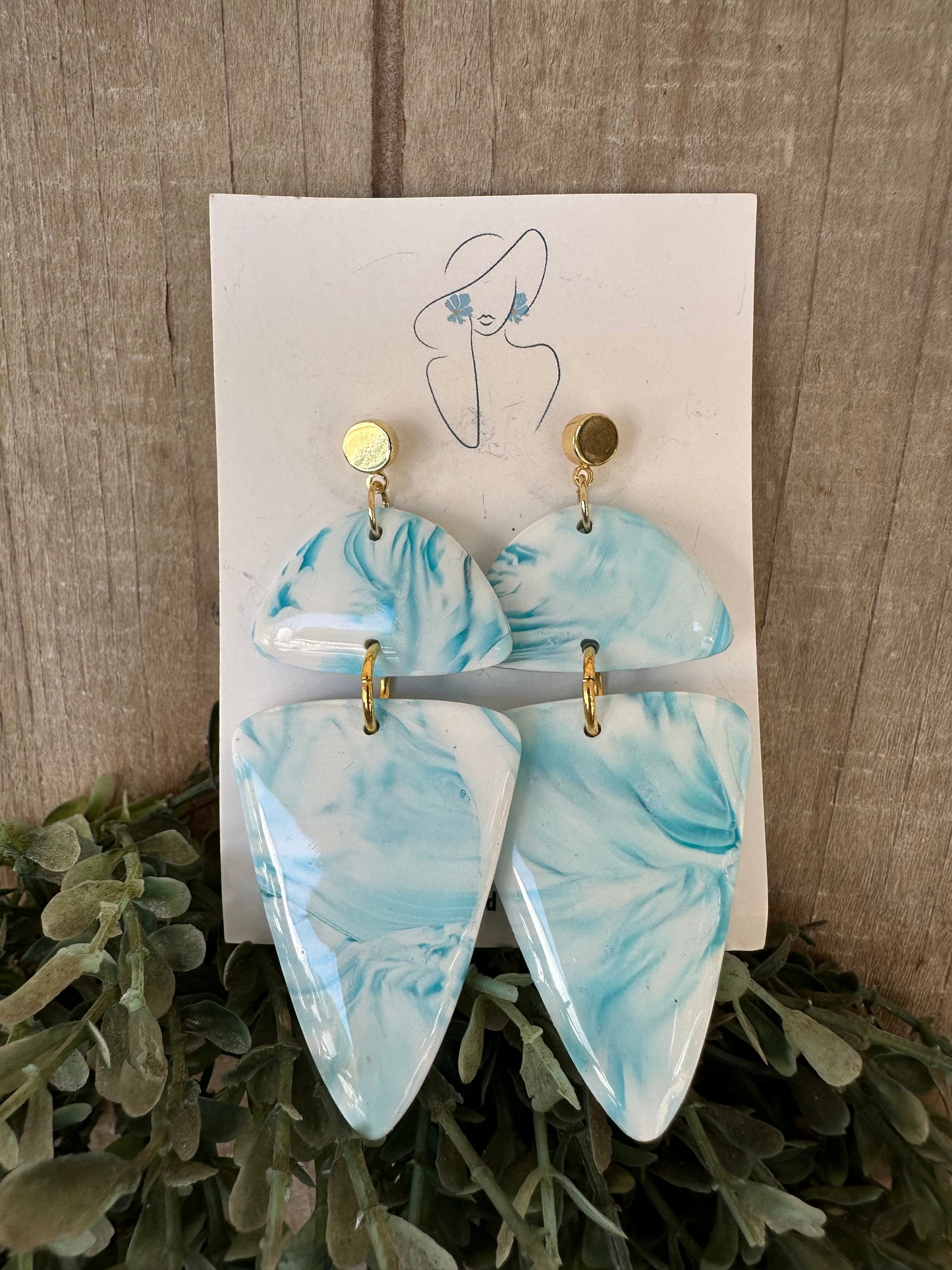 Amrin Earrings (Marble Style)