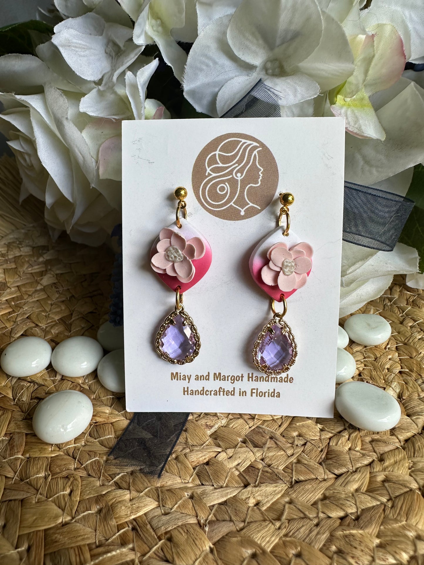 Flower Dangle Earrings