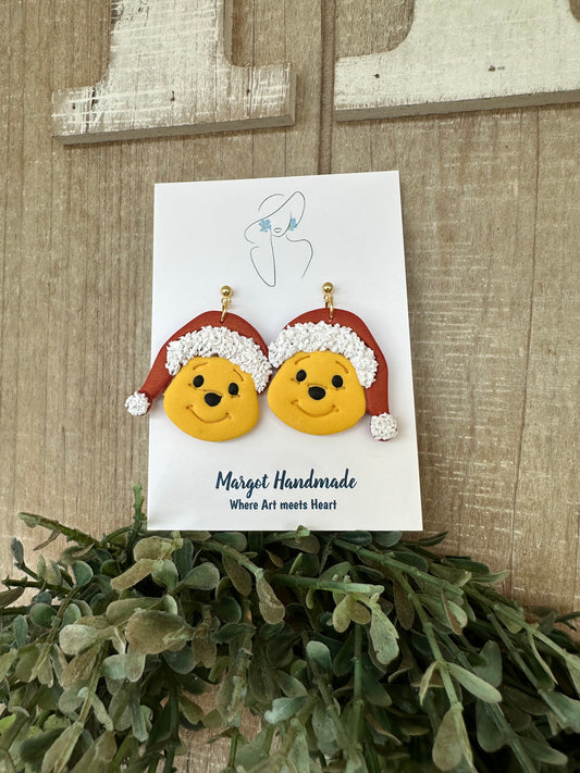 Bear Santa Earring